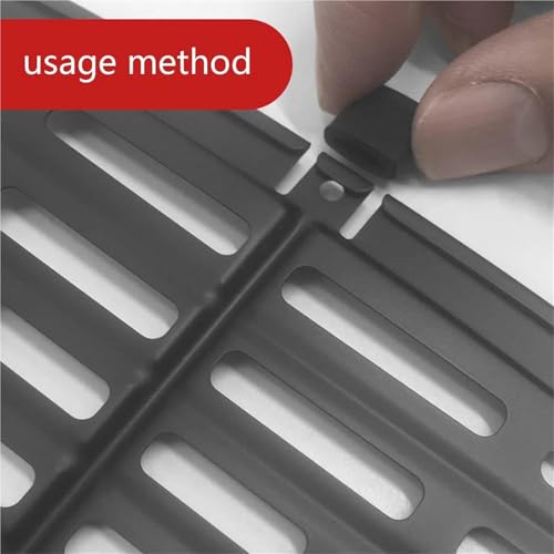 Cubiertas de goma para freidora 150/300/600/1000 unidades, pies antideslizantes de silicona para reemplazo de rejilla de freidora, accesorios para bandeja (300 unidades) miniatura 3