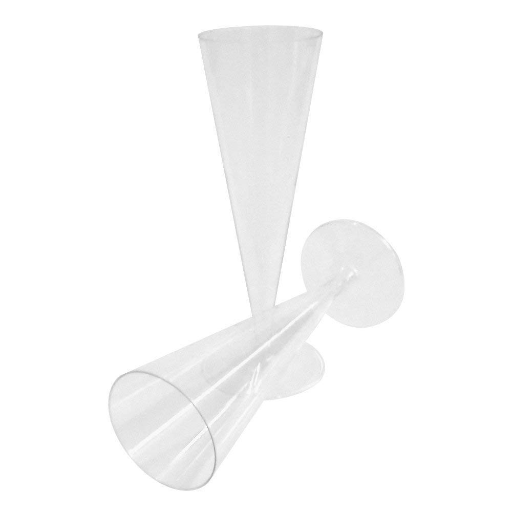 PZ 360 CALICI FLUTES CHAMPAGNE PROSECCO TRASPARENTI BICCHIERI PLASTICA FLUTE HAPPY HOUR APERITIVO APERICENA