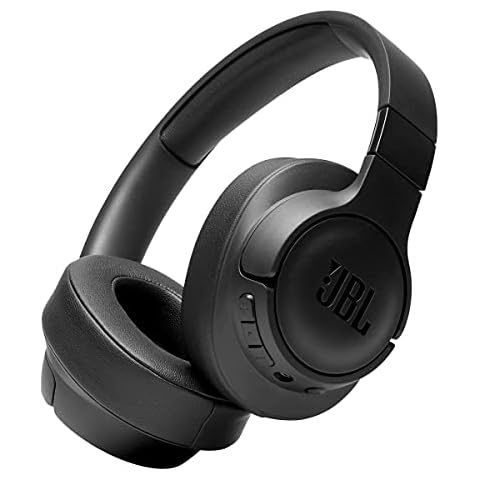 JBL Tune 710BT Wireless Over-Ear - Bluetooth Headphones with Microphone, 50H Battery, Hands-Free Calls, Portable (Black) Cover