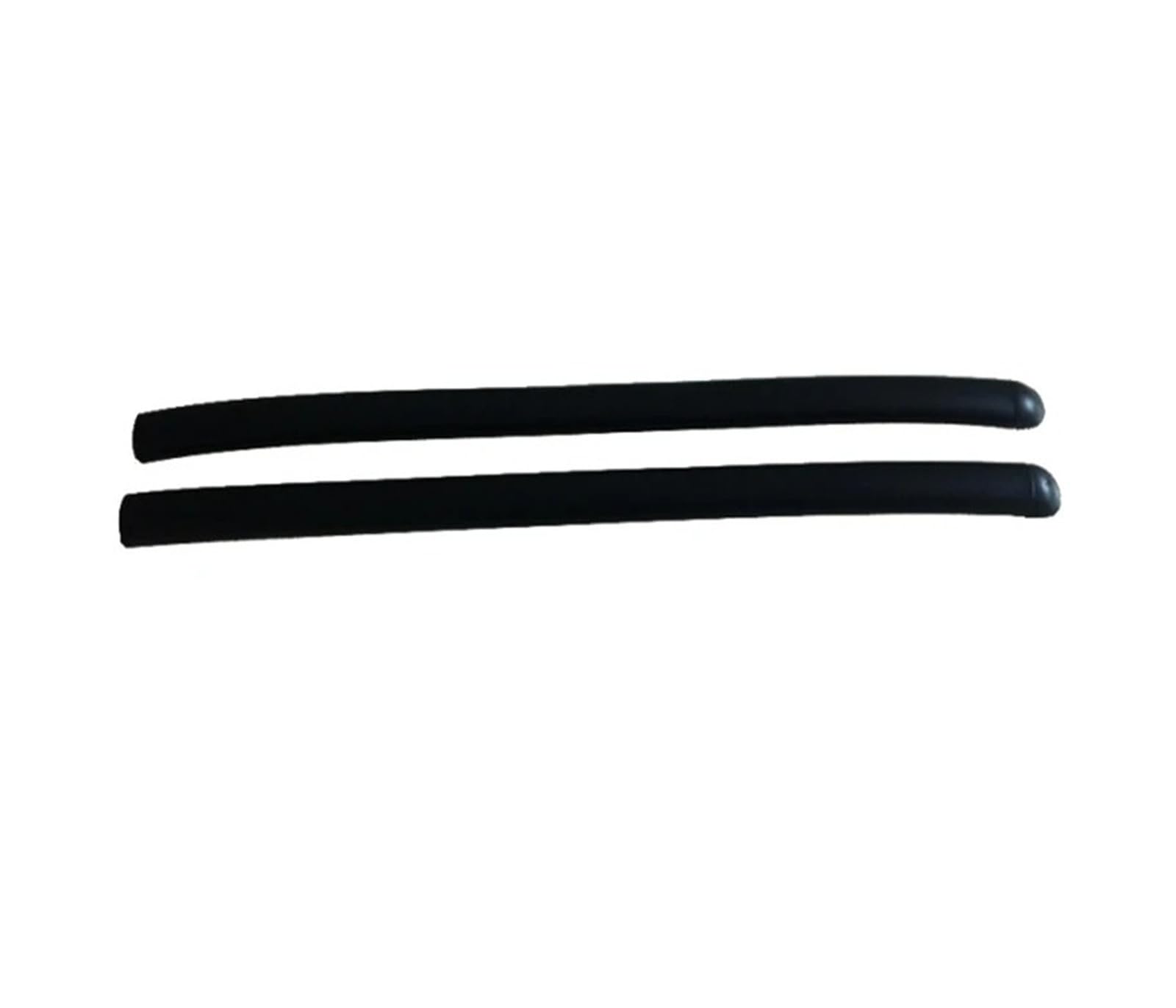 Rubber Seal Weather Stripping 2pcs Rubber Automobile B-Pillar Sealing Strip Anti-Collision Soundproofing Waterproof Door Center Pillar Upper End