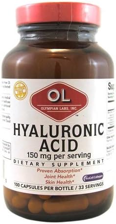 Olympian Labs Hyaluronic Acid 150mg | 99 Capsules | Support Healthy Connective Tissue and Joints - Promote Youthful Healthy Skin - Image 2