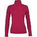 Produktbild super natural Damen Funktionsshirt Langarm Rollkragen W Base 1/4 Zip 175, Rot (PBlau (Ink)ish Wine), L (42)