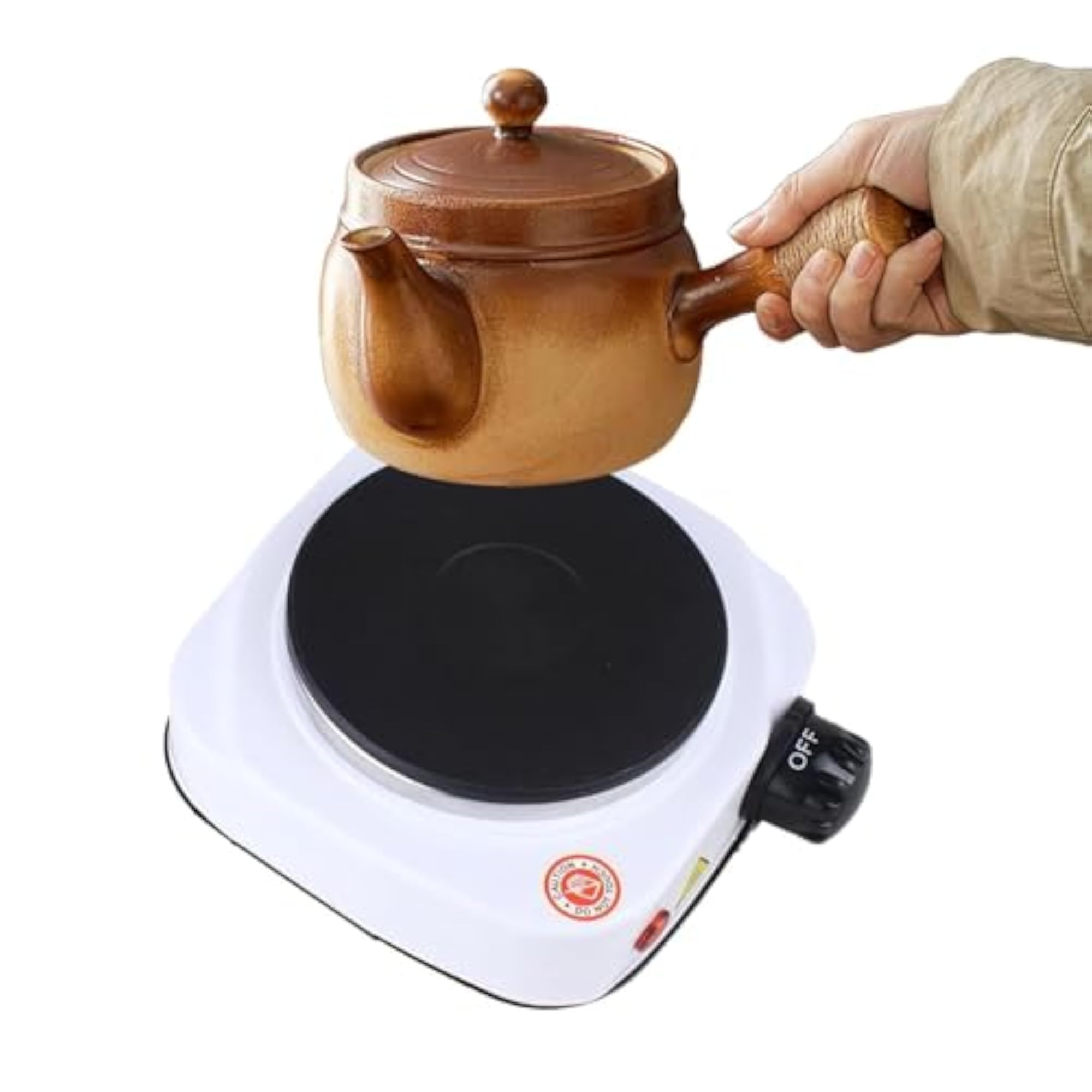 Single Electric Hot Plate for Cooking, 500W