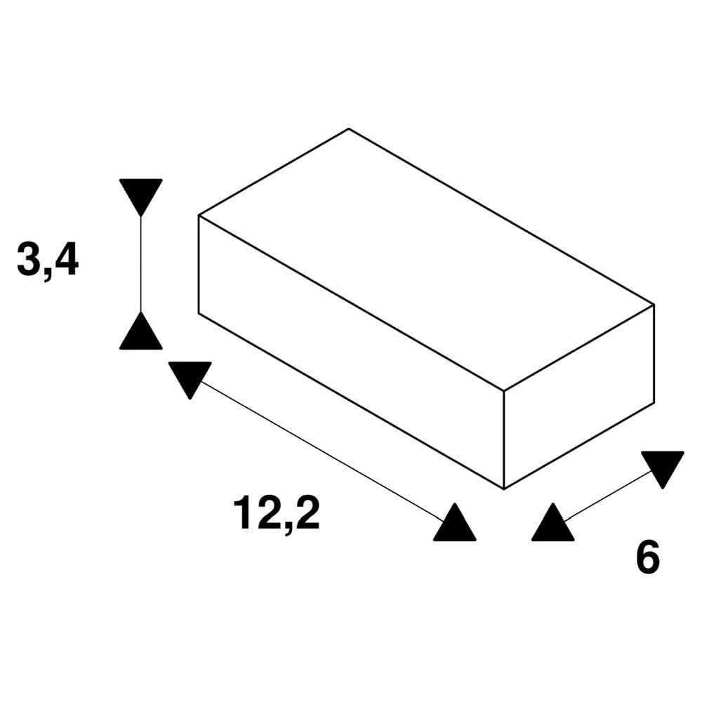 EUTRAC Einspeiser für 3-Phasen Einbauschiene, verkehrsweiss, Erde rechts