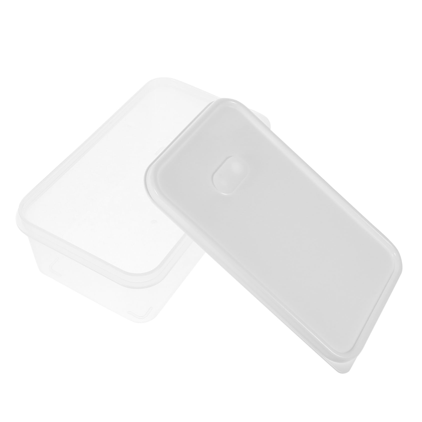 TOPBATHY 4 Pz più croccante cucina contenitori cucina contenitore cibo ermetico scatola pane colleghi bread box frigorifero porta alimenti detentore di freschezza pp bianca