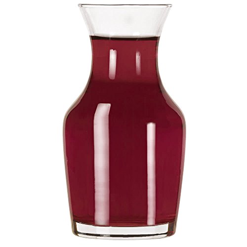 Set of 6 Libbey 735 Cocktail Decanter/Bud Vase/Carafe, 6.50 ounce, w/Signature Party Picks