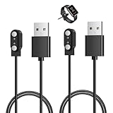 Charge rapide et efficace : Ce chargeur smart watch à 2 broches de 4 mm recharge efficacement votre montre en environ 2 heures. Il assure une transmission de courant efficace et stable pour une charge optimale et sûre