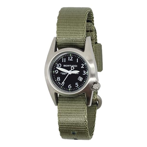 Bertucci M-1S Women's Field Watch montre militaire nylon Defender Drab 18012