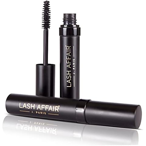 Lash Affair Eyelash Mascara Eyelash Extensions Safe, Black Liquid Lash Extensions Bottom Lash Mascara for False Lashes, Highly Pigmented, Long Lasting, Non-Flakey, Cruelty-Free, 4-Month Supply Cover