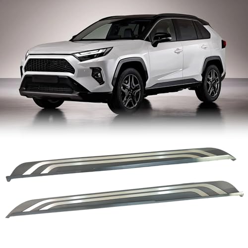 2 estribos laterales aluminio para Toyota RAV4 2019-2025 miniatura 1