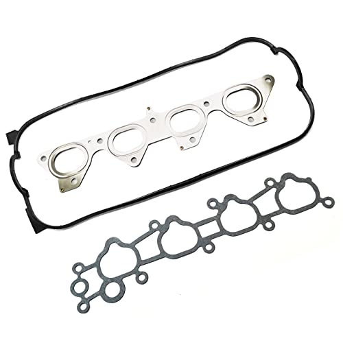 Image of Partsflow Engine Cylinder Head Gasket Set Compatible with Honda Accord DX,LX, 10th Anniversary 1990-93, EX 1991, SE 1991 1993, Prelude S 1992-96 2.2L F22A1, F22A4, F22A6