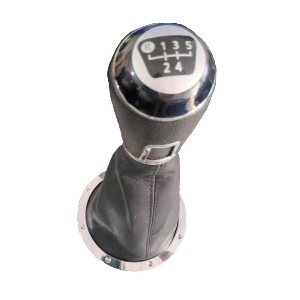 POANBCGY Auto Parts 5 6 Speed PU Leather Car Gear Shift Knob Boot Lever Gaiter for GOL for Pointer for Saveiro for Parati 2004-2010(5 Speed)