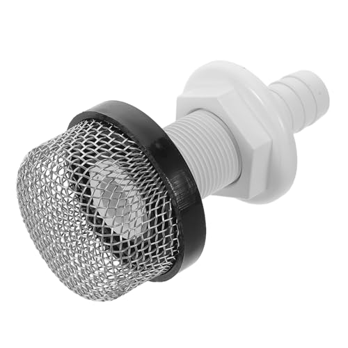 Toddmomy Filtre à Oxygène de Remplacement pour Pompe de Vivier de Bateau, Crépine D'aspiration en Maillage Précis, Résistant aux Intempéries, Silencieux,...