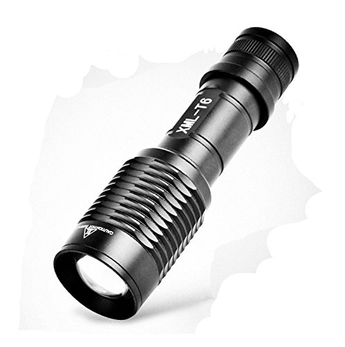 LED Flashlight 3800 lumens Ultra Bright CREE XML T6 Tactical Torch 5-Mode Zoomable Flashlight Waterproof Torch Lm Light Lantern