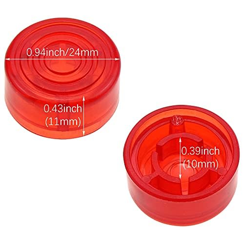 Image of 6 Pcs Guitar Pedal Toppers, Guitar Pedals, Multicolor Foot Switch Caps for Enhanced Grip and Visibility, Guitar Pedal Board Accessories for Live Performances and Studio Sessions