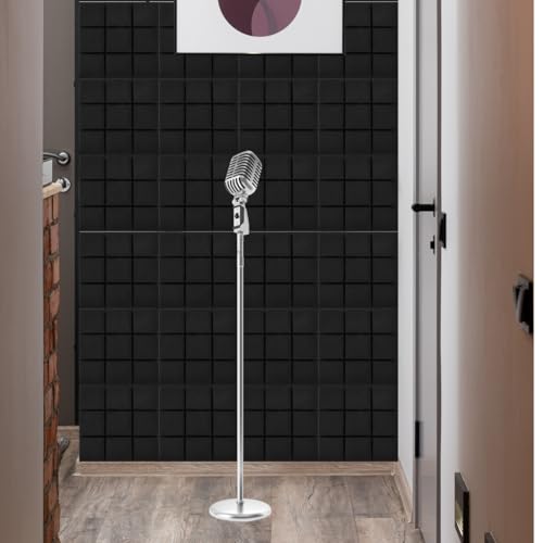 SHOWERORO 4pcs Paneles Acústicos de Espuma para Aislamiento Sonoro para Estudios de Grabación Oficinas Estudios en Casa miniatura 5