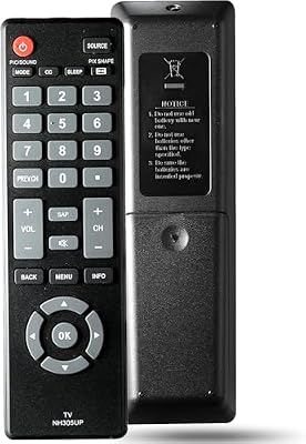 NH305UD Universal Remote Control Replacement for Emerson LCD HDTV TV