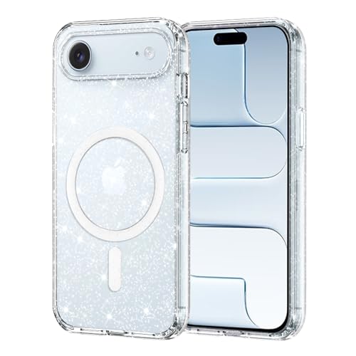 Yoedge Funda Glitter Magnética para Apple iPhone 17 Air 6,5