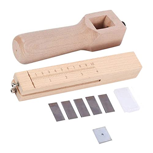 GVND Roulement de Tambour d'embrayage Strip réglable en Bois et Coupure de Courroie de Courroie coupante en Cuir DIY Outil d'artisanat avec 5 Lames Jardinage