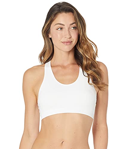 Image of Jockey womens Mid Impact Removable Cup Seamless Sports Bra