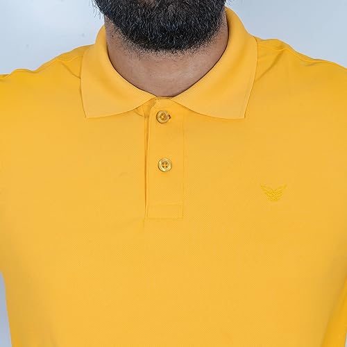 Image of VELOREX Men's Tshirts Polyester Solid Half Sleeves Sports Regula Fit Polo T Shirt for Men
