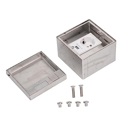 Prise encastrable noir mat Haofy avec port USB pour cuisine et maison