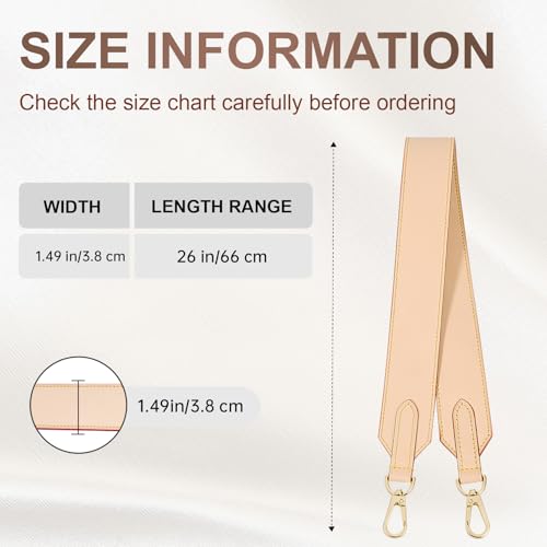 Image of Leather Replacement Bags Strap Crossbody Shoulder Strap for Speedy Women