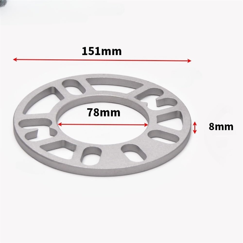 Distanzscheibe 2PCS Aluminium Universal Auto