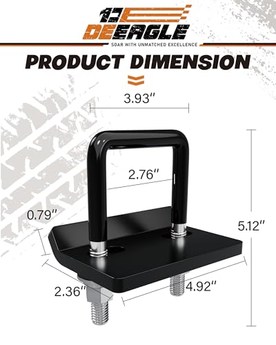 Image of DEEAGLE Hitch Tightener Anti Rattle Stabilizer for 2.5 inch Trailer Hitches Reduce Movement On Hitch Mount Cargo Carrier Bike Rack Boat, RV Trailer Accessories