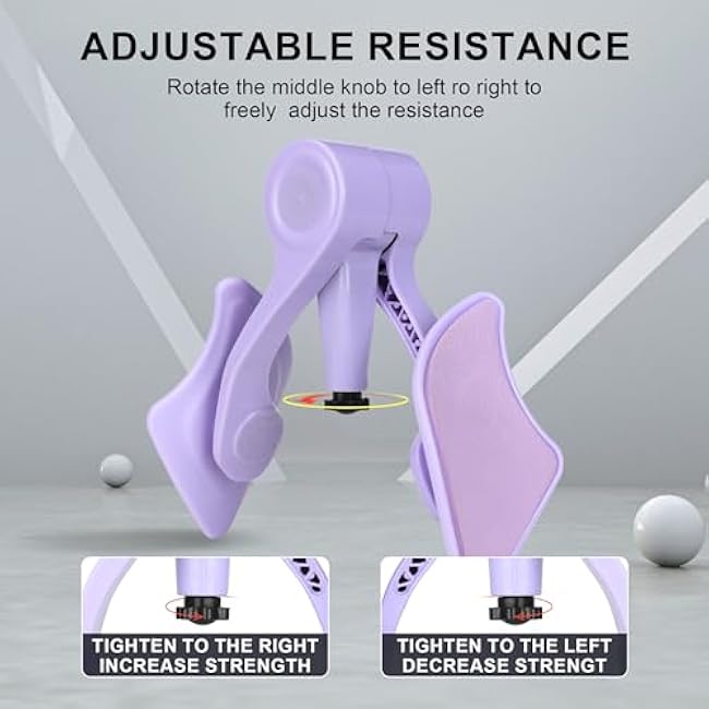 Thigh Exerciser, Kegel Exercise Products, Pelvic Floor Muscle Trainer, Inner Thigh Exercise Equipment for Men&Women