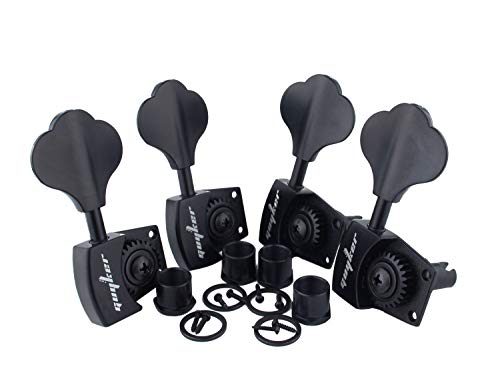Guyker 4 Electric Bass Guitar Tuners Black