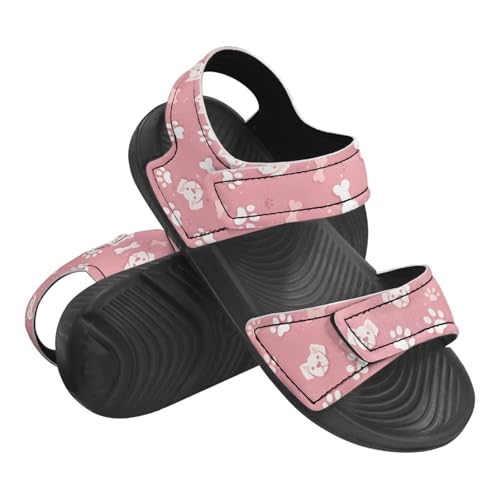 Hook and Loop Sandals for Toddler Girls - Anti-slip, Stable, Comfortable, for Home, Playground, Beach3