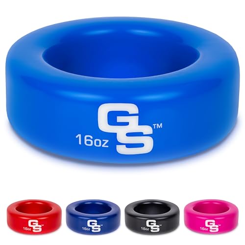 GoSports Baseball and Softball Bat Weight - 16 oz Baseball Donut - Royal