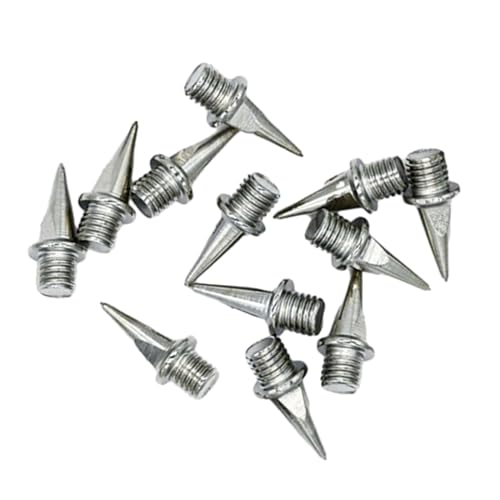 DYNWAVE 12Pcs Starting Block Spikes Replacement Spikes Track and Field M4.8 Accessories Sprinter Pedals Cleats for Speed