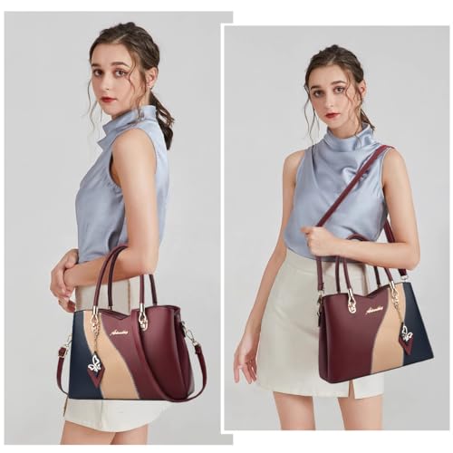 Bolso Tote de PU para mujer con asa superior miniatura 2