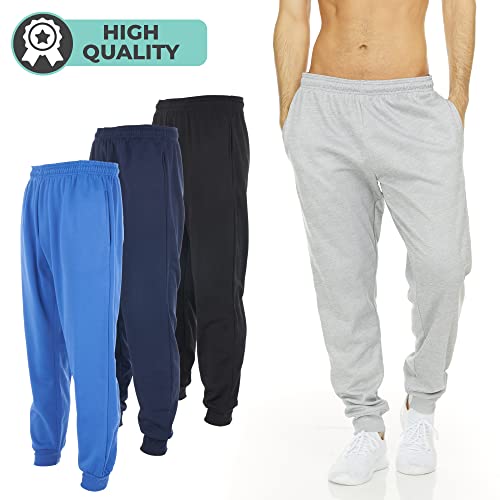 Daresay Active Pants For Men- Quick-Dry Joggers With Two Side Pockets, Athletic, Casual, Active Clothes For Men, 3-Pack. #TOP3