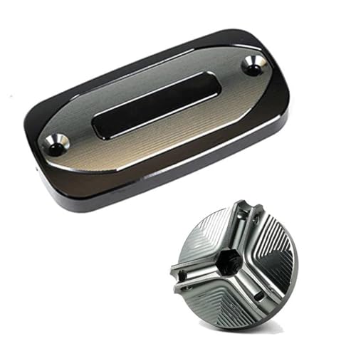 Tapas de líquido de frenos de alta protección color titanio para moto Hornet CB750 2022 a 2023