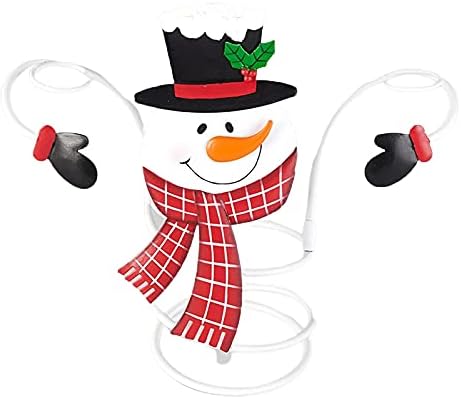 Miniatura 8 de Soporte para copas de vino de Navidad para encimera, metal independiente, adorno único para decoración del hogar y estante de almacenamiento de