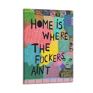 Gimmygo Poster 'Home is where the fuckers ain't'