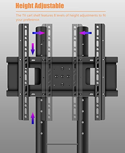 Soporte móvil para TV vertical para 32 a 60 pulgadas miniatura 5