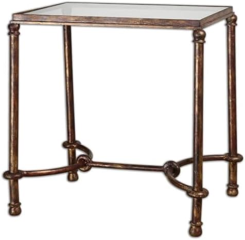 Uttermost Warring - 26 inch End Table - 25.25 inches Wide by 19 inches deep