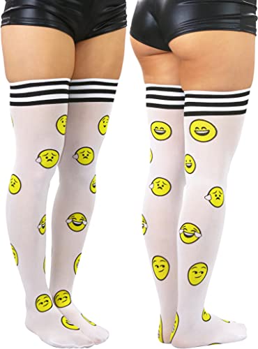 Image of ToBeInStyle Women's Nylon Thigh High Schoolgirl Opaque Stockings