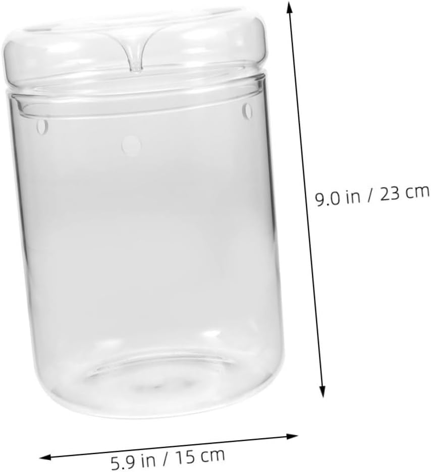 PRETYZOOM Terrarium Bottle for Landscape Decorative Moss Plant Container for Home Office Design for Desk Decor