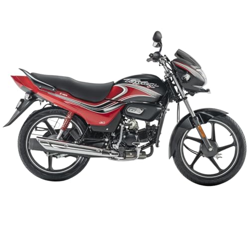 Image of Hero MotoCorp PASSION+ i3S DRSC FI (OBD2B) Motorcycles /Bike Red Black Booking for Ex-Showroom Price