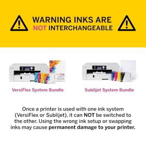 Sawgrass SG500 VersiFlex Printer Bundle, Innovative Inks & Light Heat Transfer Paper Bundle - Soft-Touch Infusible Ink, 8.5x11 Paper - Professional Results on Untreated Fabric and Wood - Image 3