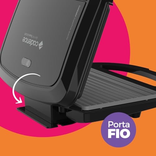 Sanduicheira Elétrica Cadence Toast & Grill, Preta, 750W, 110V, SAN260 glide