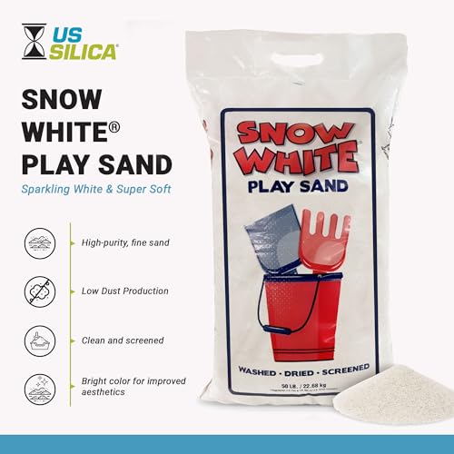 image for U.S. Silica 2 Pack Large 50 Pound Play Sand, Finely Graded, Fully Wash