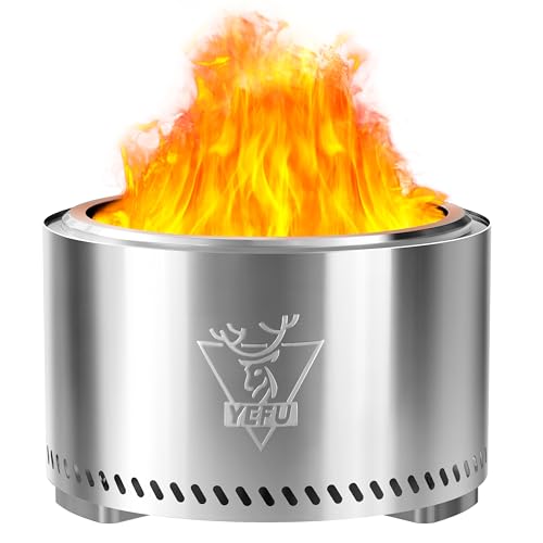 Yefufirepitwithremovableashpansmokelessfirepit304stainlesssteelmaterialoutdoorfirepitsilver27inchsmokelessfirepitforoutsideoutdoorpatiocampingbackyard  Urban Country Home Decor Yefu fire pit with removable ash pan smokeless firepit 304 stainless steel material outdoor fire pit silver 27 inch smokeless fire pit for outside outdoor patio camping backyard  urban country home decor