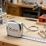 200.0 cm Aluminum Alloy Mini Tape Measure, Compact Portable Measuring Tool for Home Organization and Daily Use