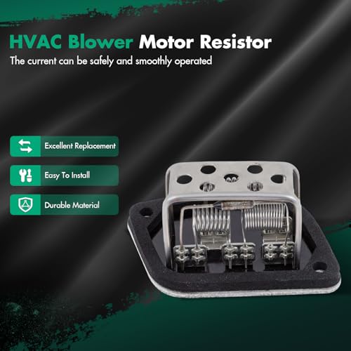Image of SCITOO Air Conditioning Heater HVAC Blower Motor Resistor Regulator for 1981-1988,1991-1996 for Jeep Cherokee,1984-1985 for Grand Wagoneer,1981-1990 for Wagoneer,OE-55036000,56000522,RU-203 Resistor
